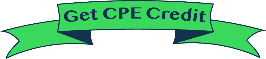 Banner saying Get CPE Credit