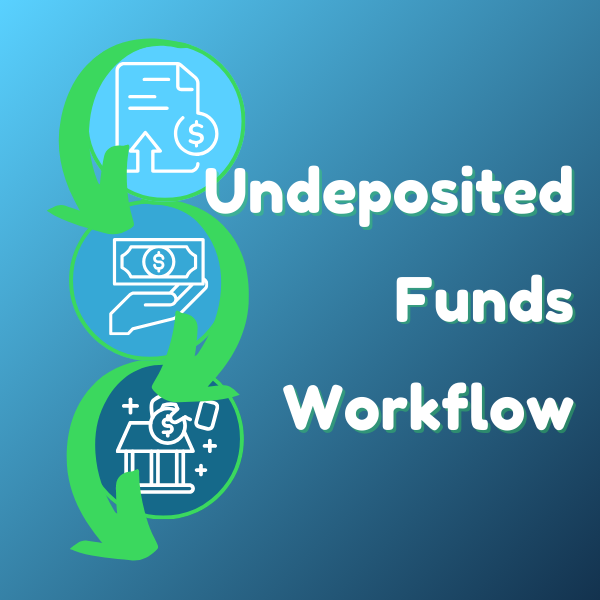 Infographic of QBO Undeposited Funds Workflow